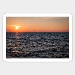 Sunset on Sea Sticker